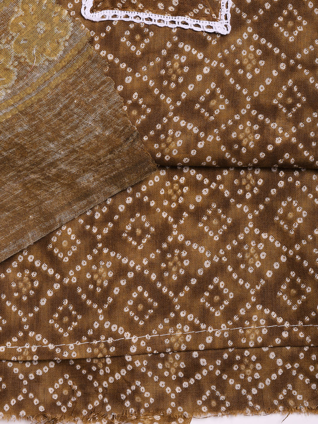 Printed Cotton Blend Unstitched Suit With Dupatta