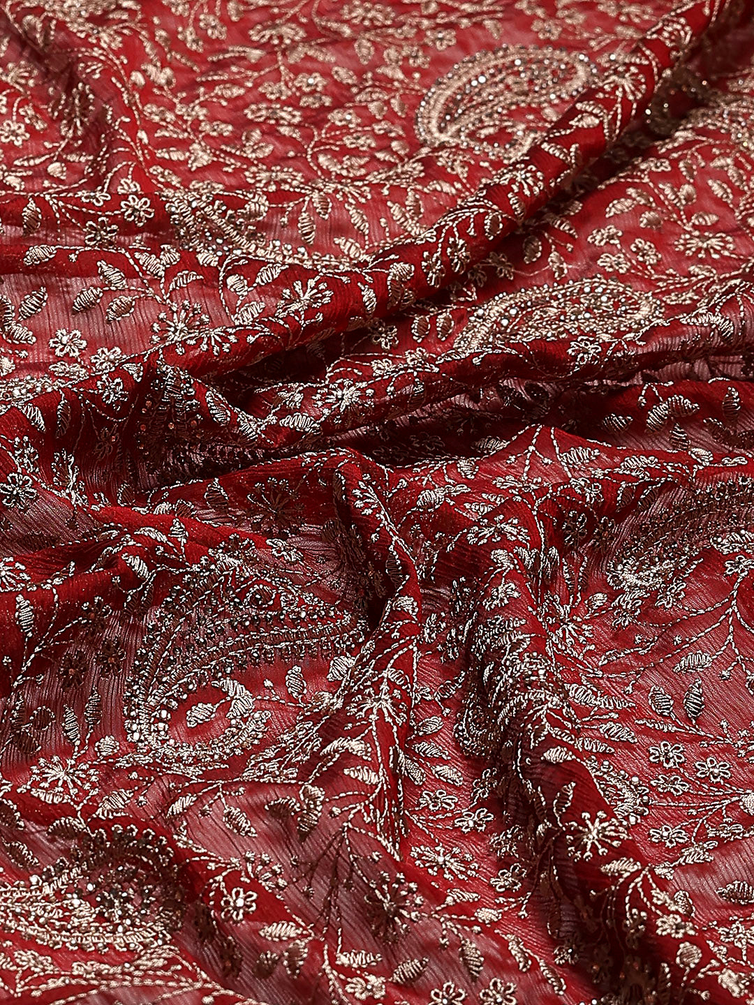 Embroidered Georgette Saree