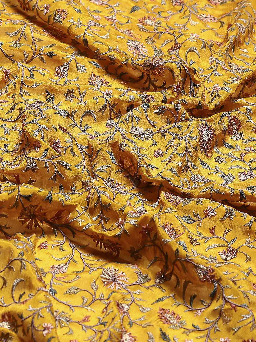 Embroidered Georgette Saree