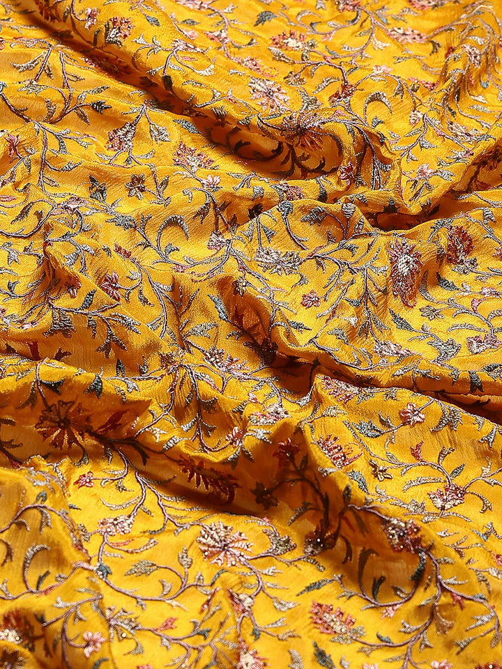 Embroidered Georgette Saree