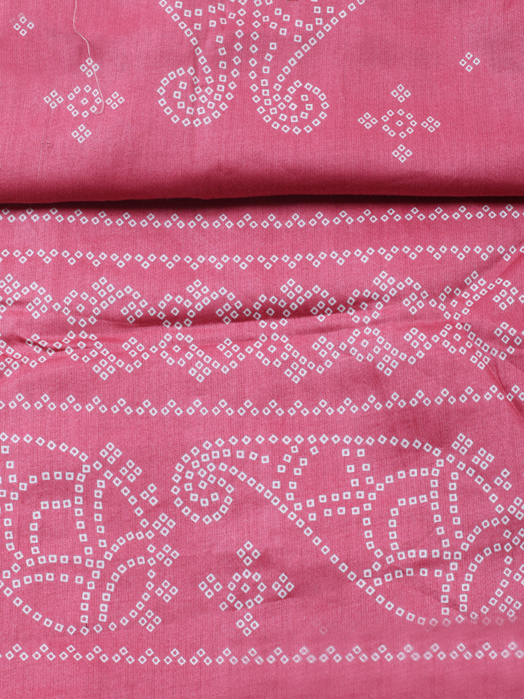 Printed Cotton Blend Unstitched Suit With Pant &amp; Dupatta