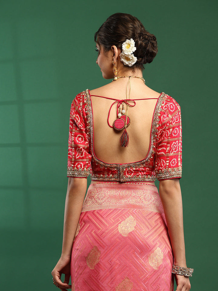 Embroidered Banarasi Saree