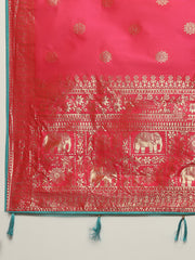 Banarasi Unstitched Choli With Lehenga & Dupatta