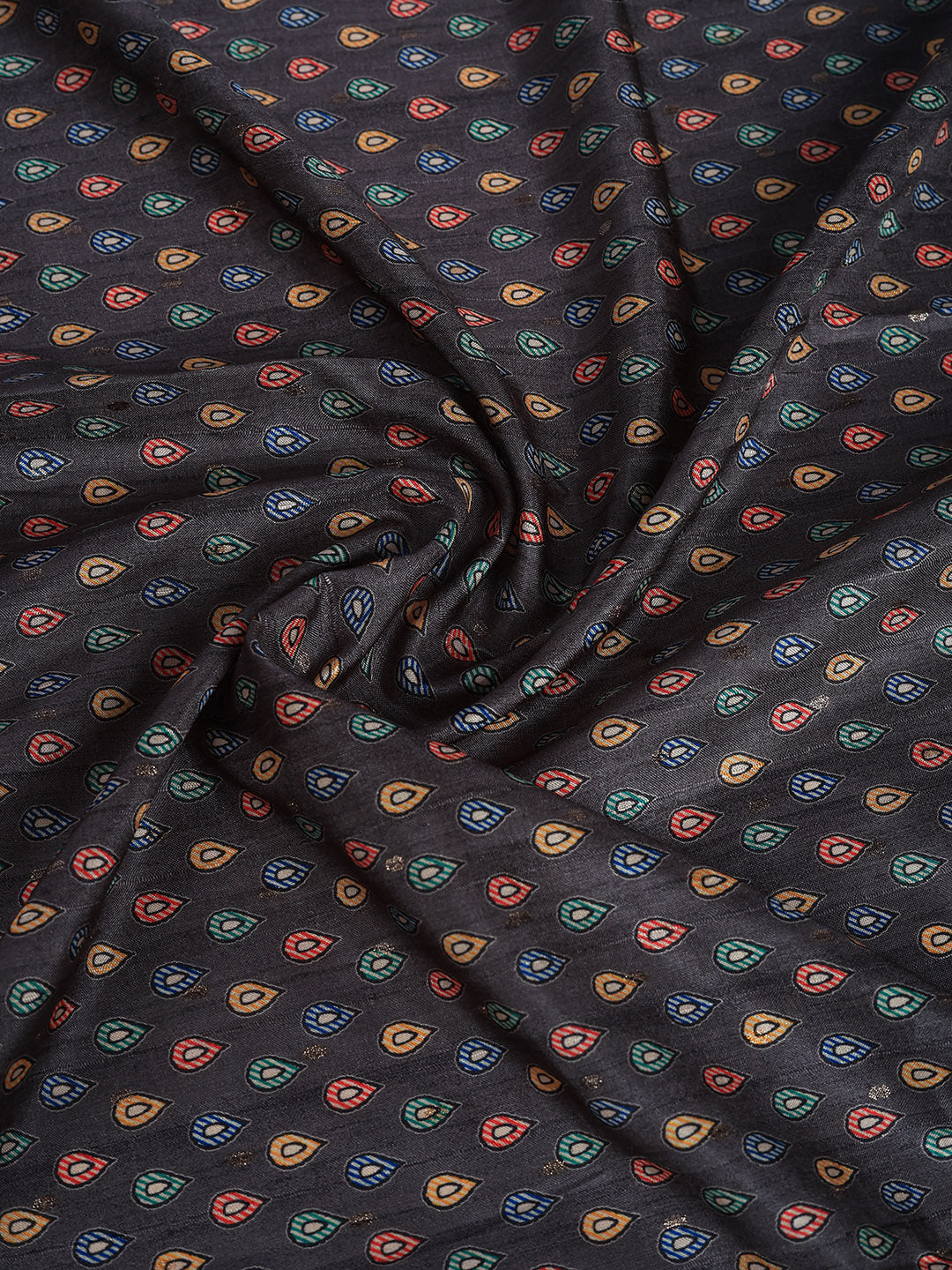 Printed Tussar Silk Saree