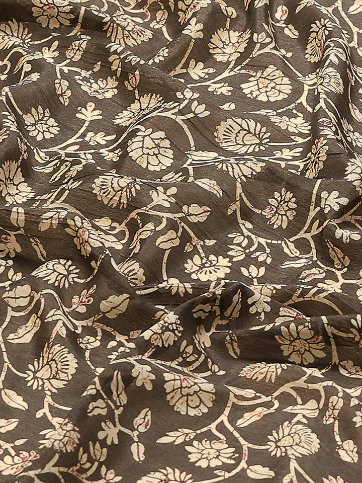 Floral Printed Art Silk Saree
