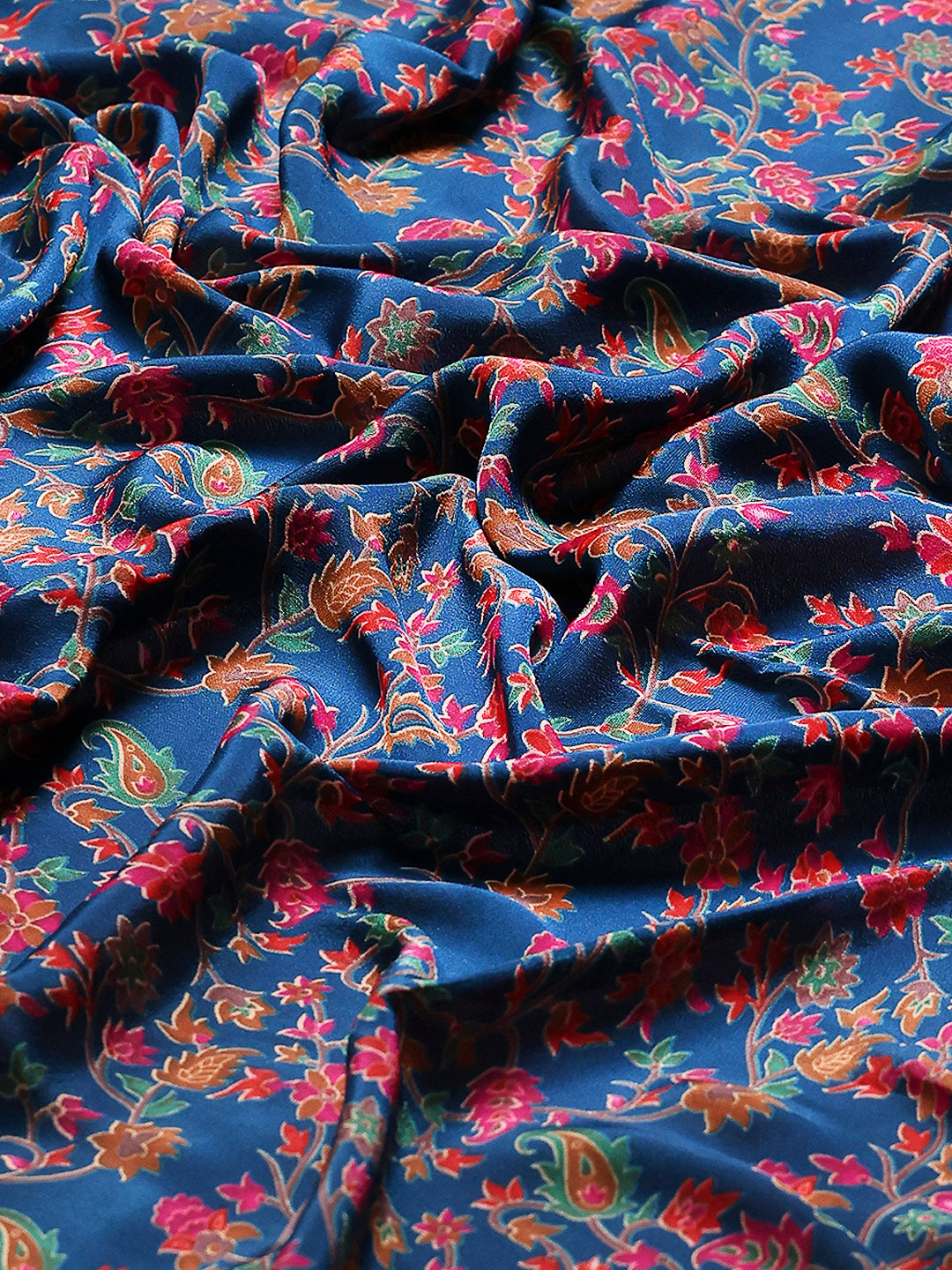 Digital Printed Crepe Saree