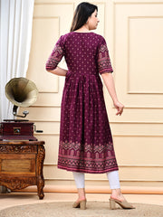 Digital Printed Cotton Kurta