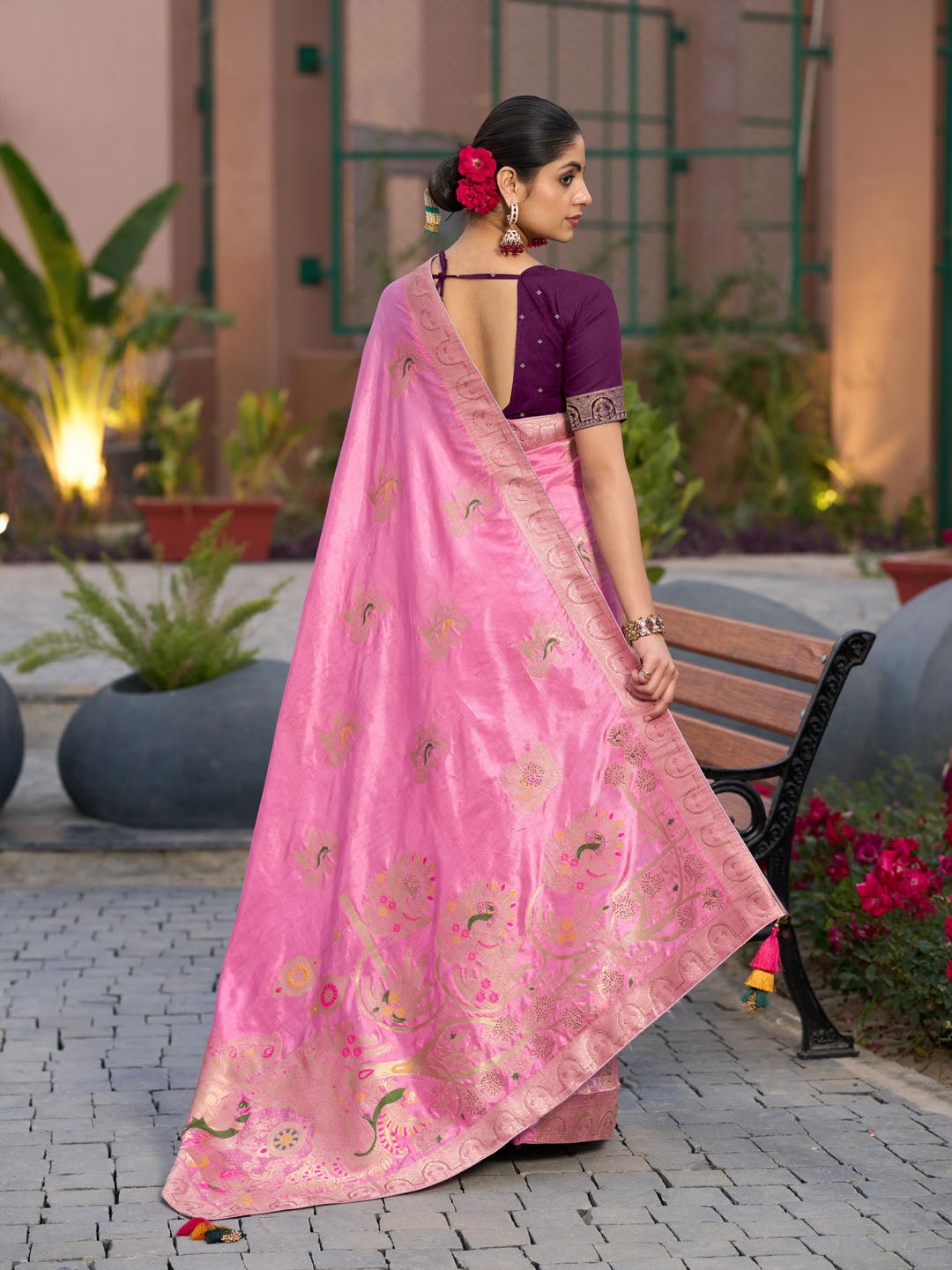 Woven Design Dola Silk Saree