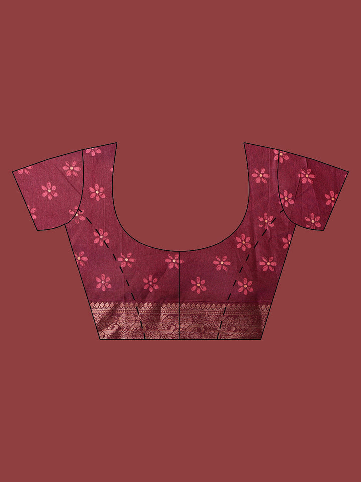 Printed Art-Tusser Saree