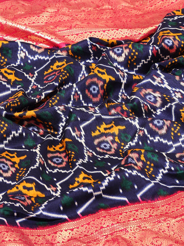 Patola Printed Art Silk Woven Saree