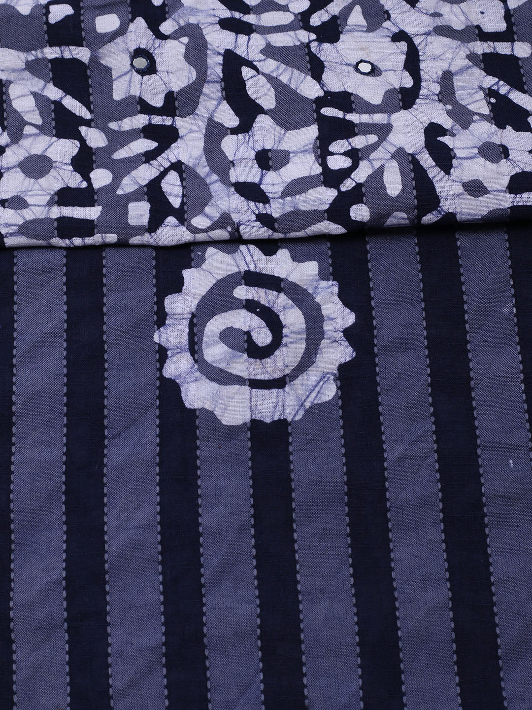 Printed Cotton Blend Unstitched Suit With Dupatta