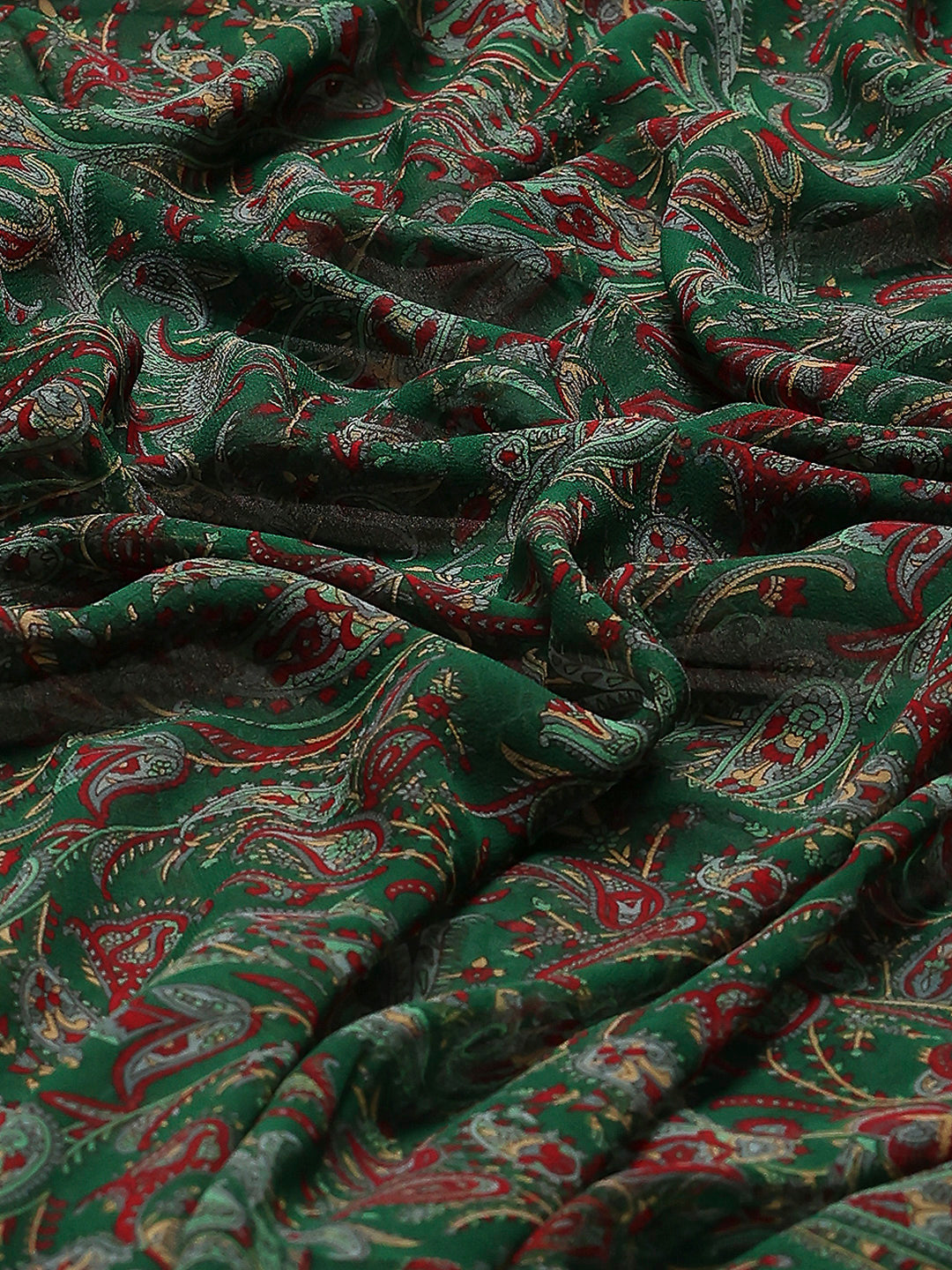 Floral Printed Georgette Saree