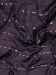 Stone Embroidered Satin Saree