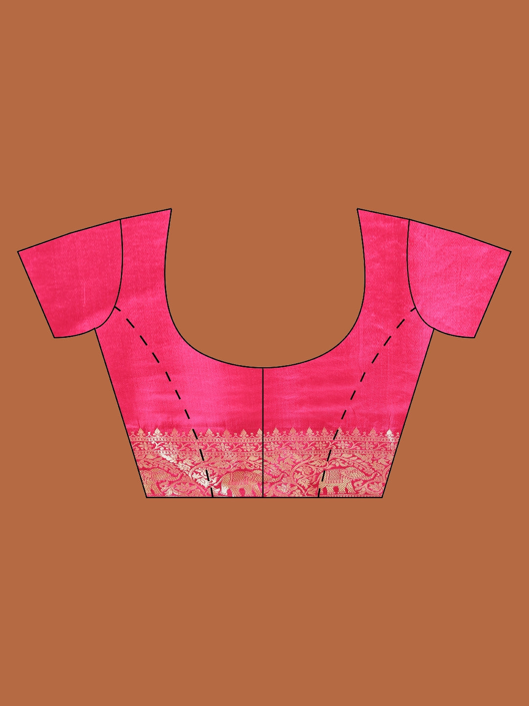 Woven Design Satin Saree