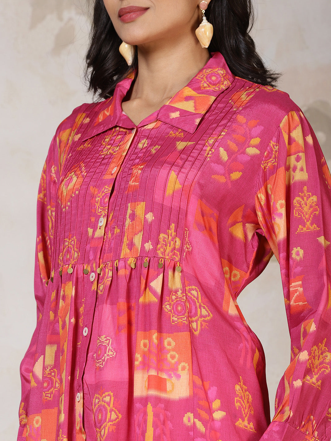 Printed Cotton Short Kurti