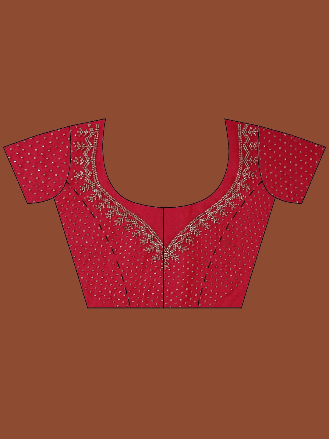 Embroidered Organza Saree