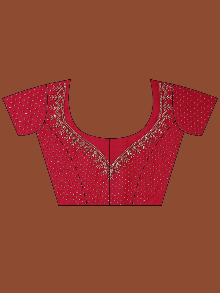 Embroidered Organza Saree