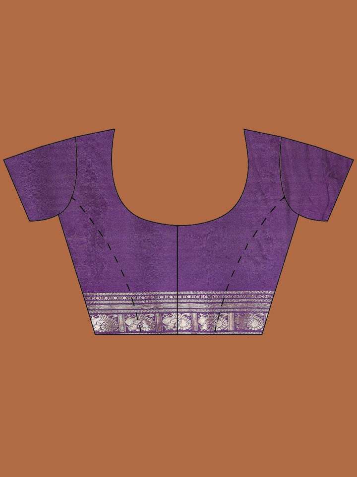 Plain Crepe Saree