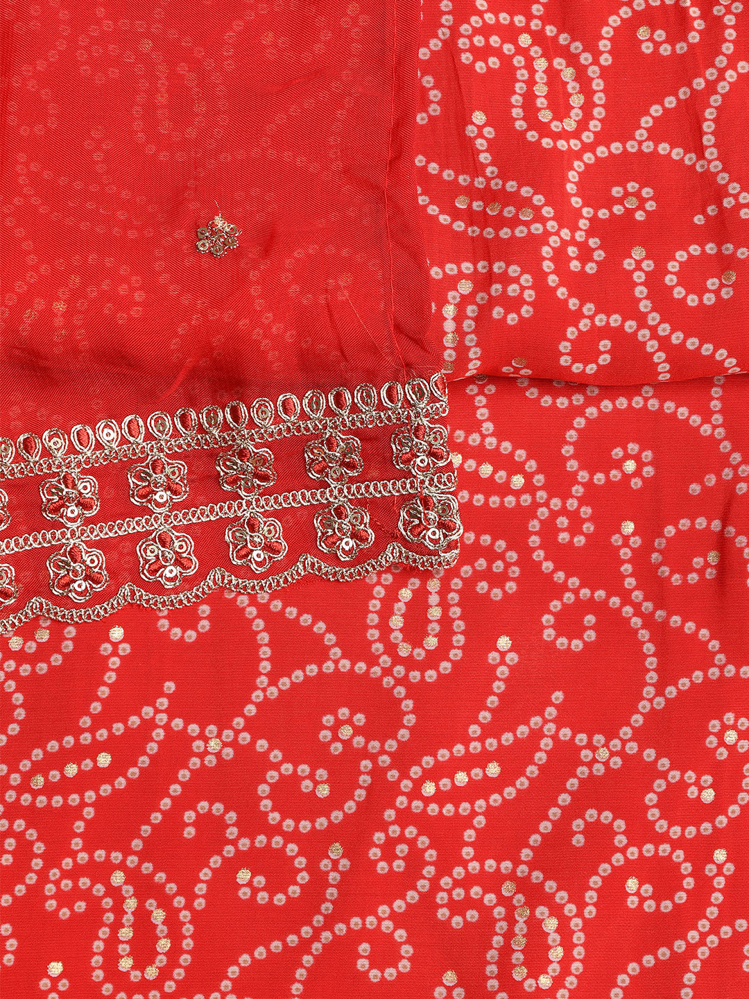 Embroidered Cotton Blend Unstitched Suit With Dupatta