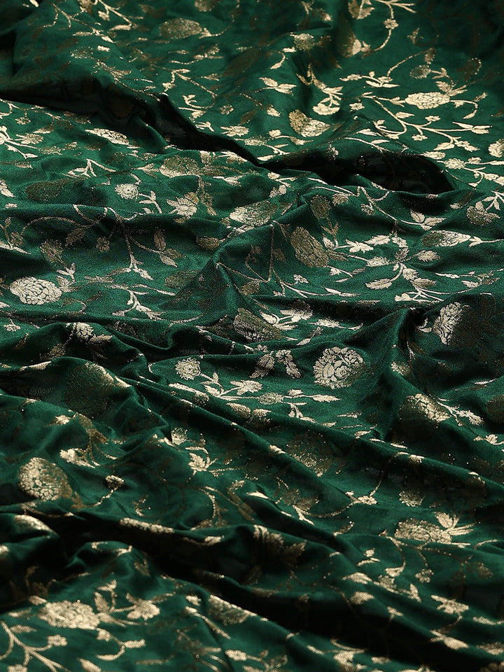 Plain Crepe Saree