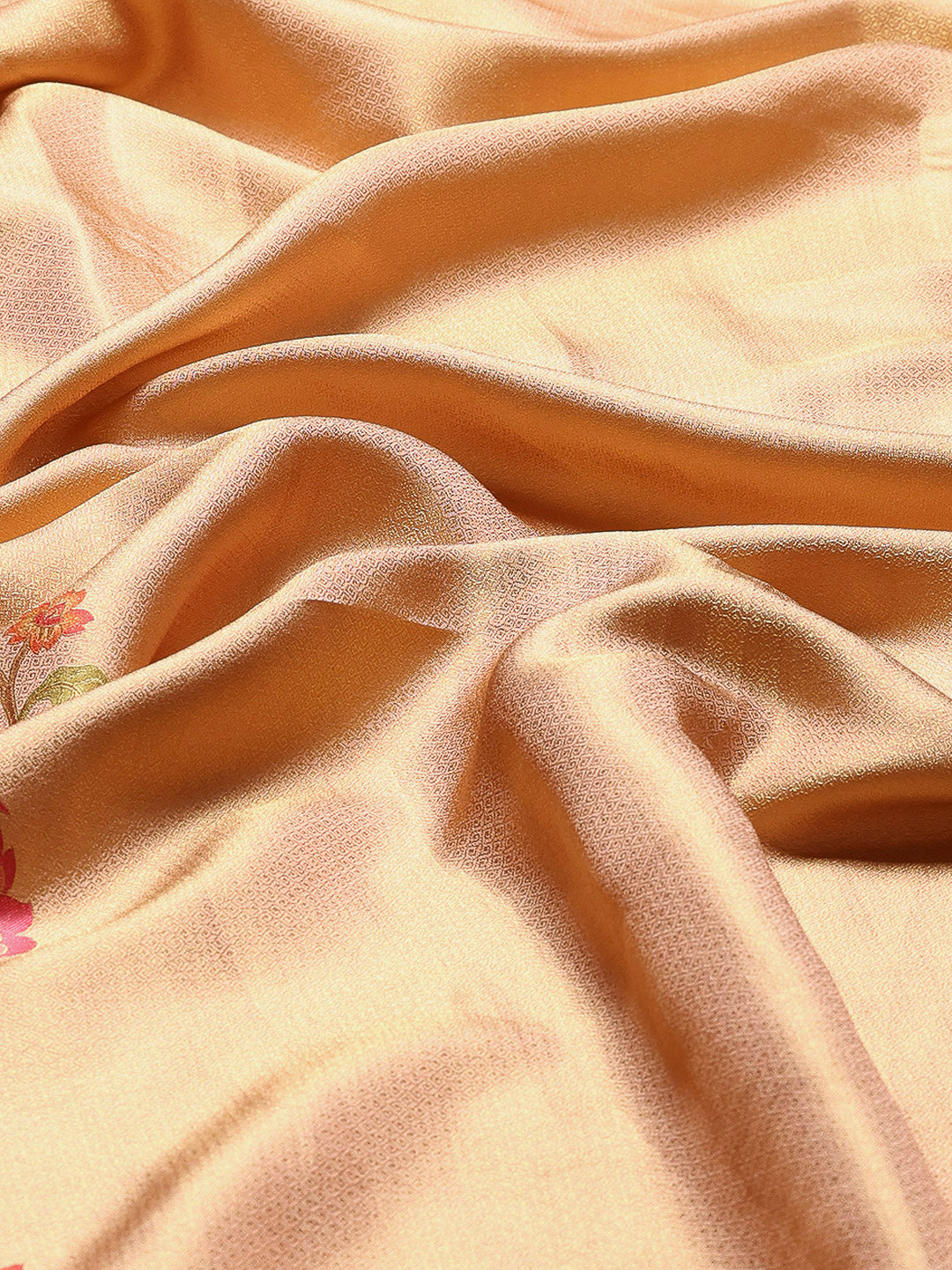 Floral Printed Woven Design Dola Silk Saree