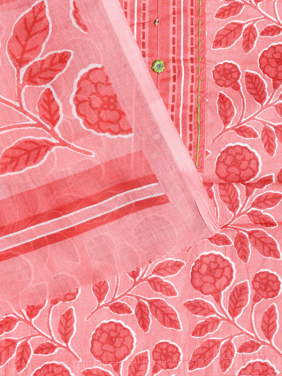 Printed Cotton Printed Unstitched Suit With Dupatta