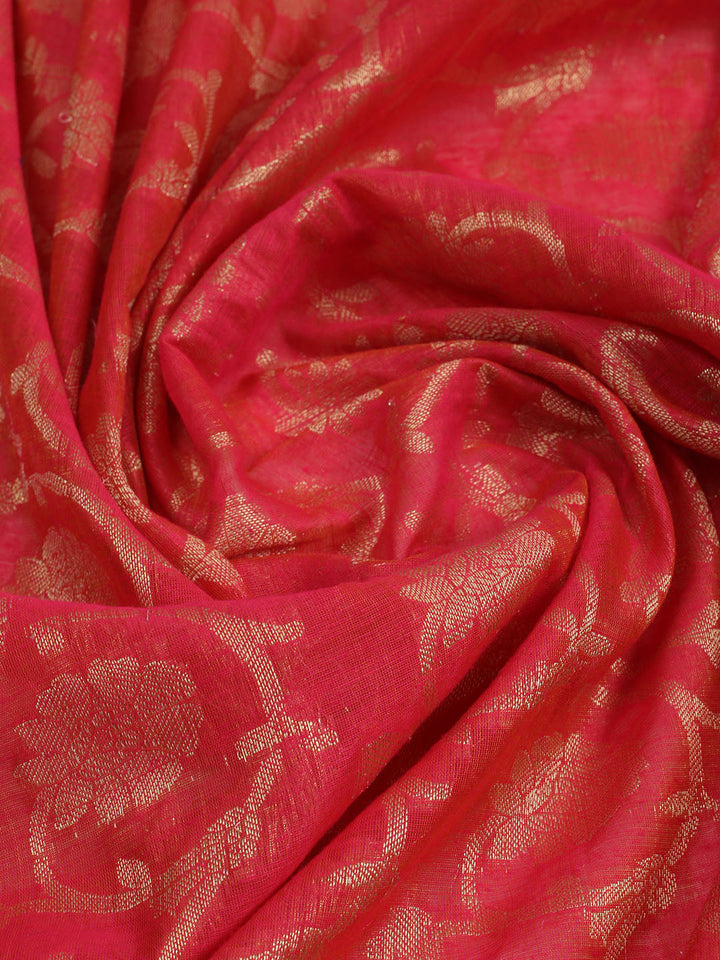 Banarasi Weave Tissue Kurta With Pants &amp; Dupatta