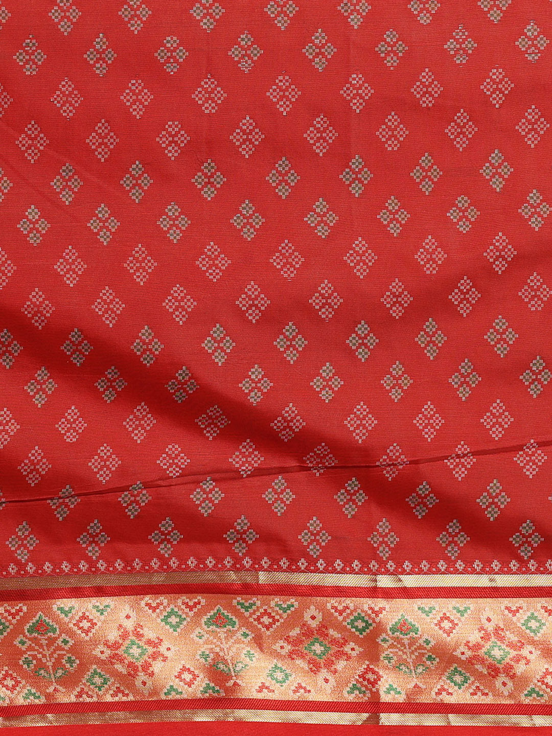 Printed Art Silk Patola Saree