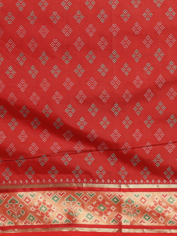 Printed Art Silk Patola Saree