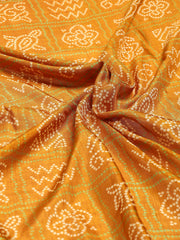 Bandhani Printed Dola Cotton Saree