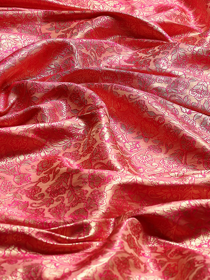 Woven Design Satin Saree
