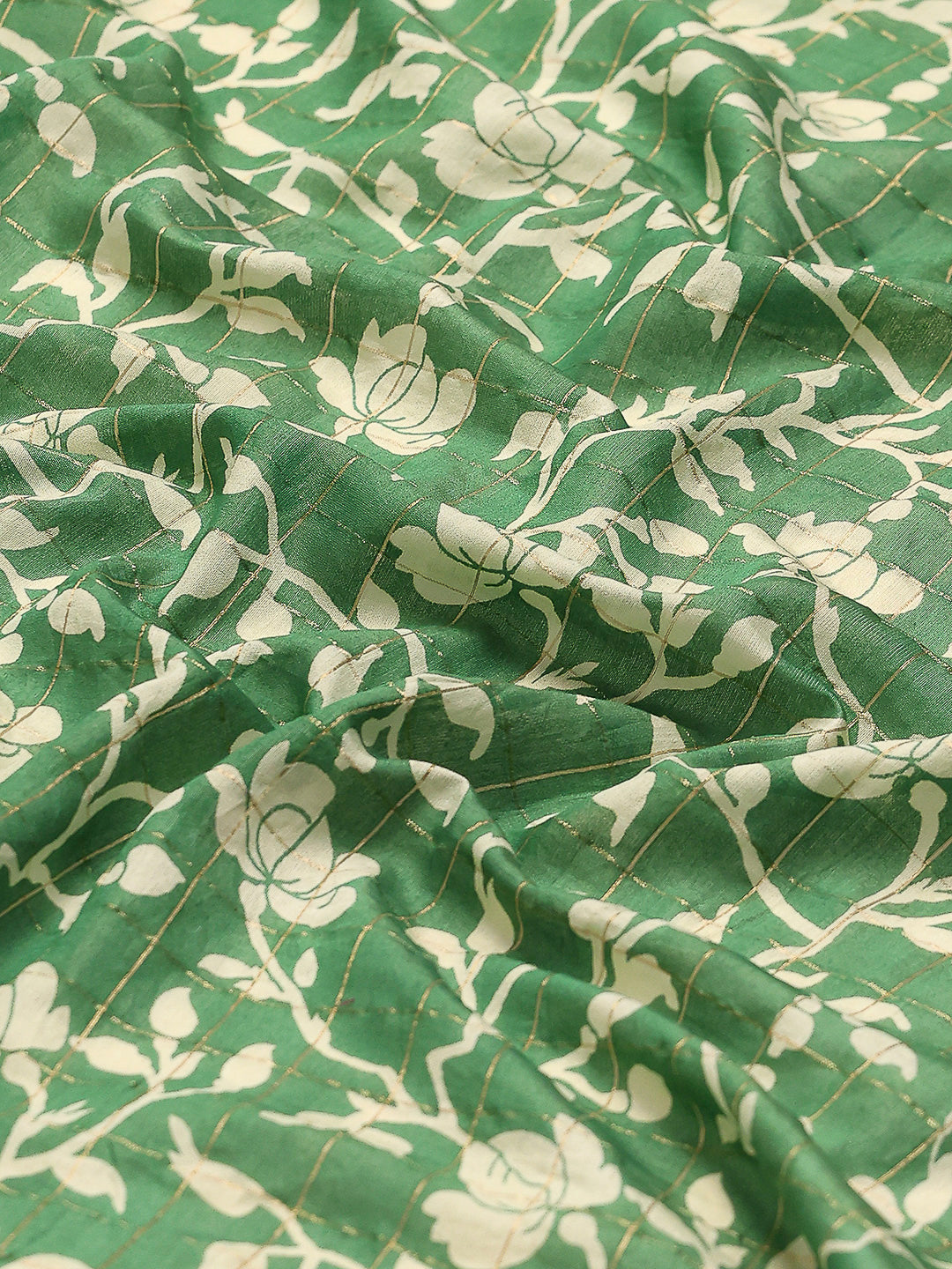Floral Printed Art Silk Saree