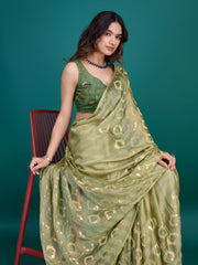 Sequence Embroidery Georgette Saree