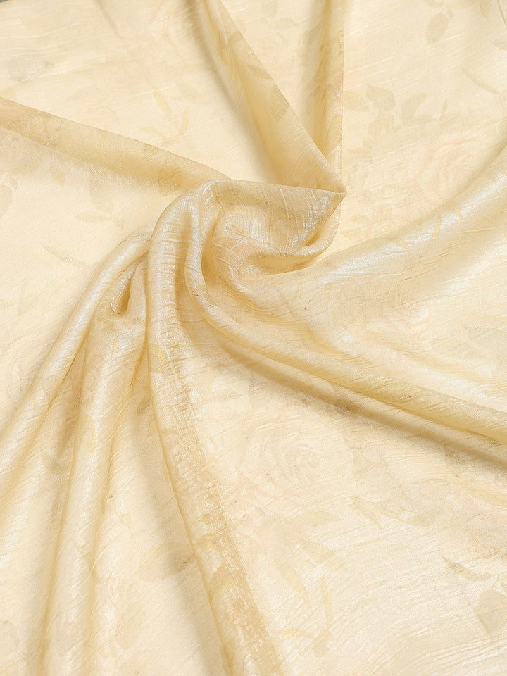 Cutdana Embroidered Chiffon Saree