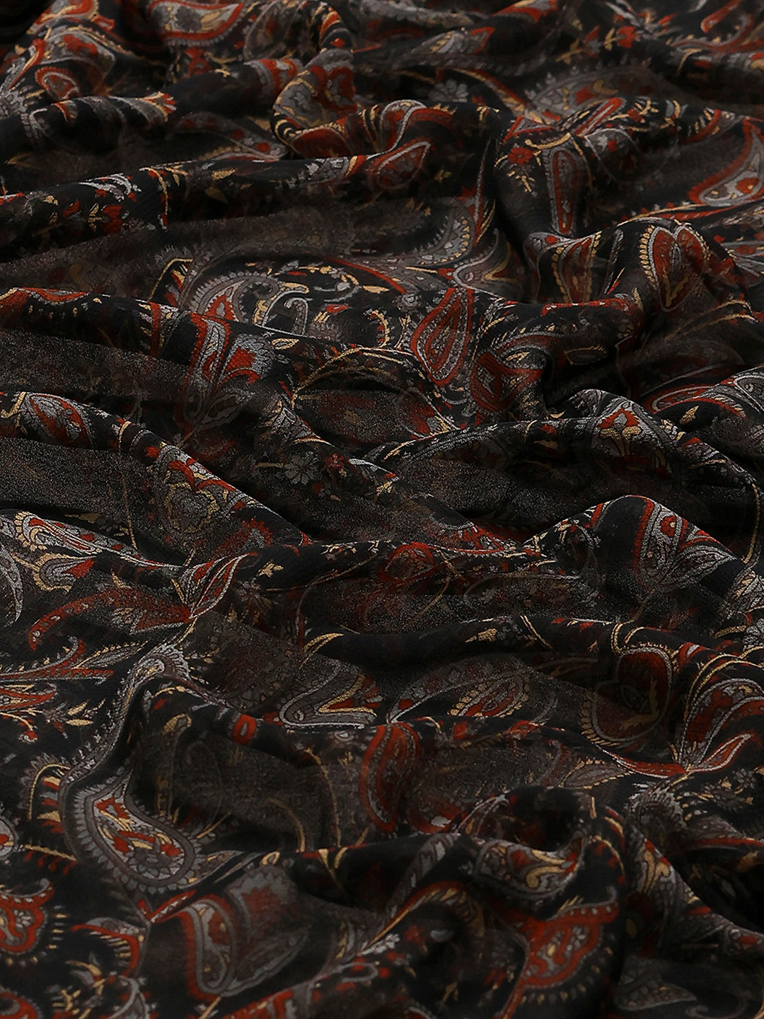 Floral Printed Georgette Saree
