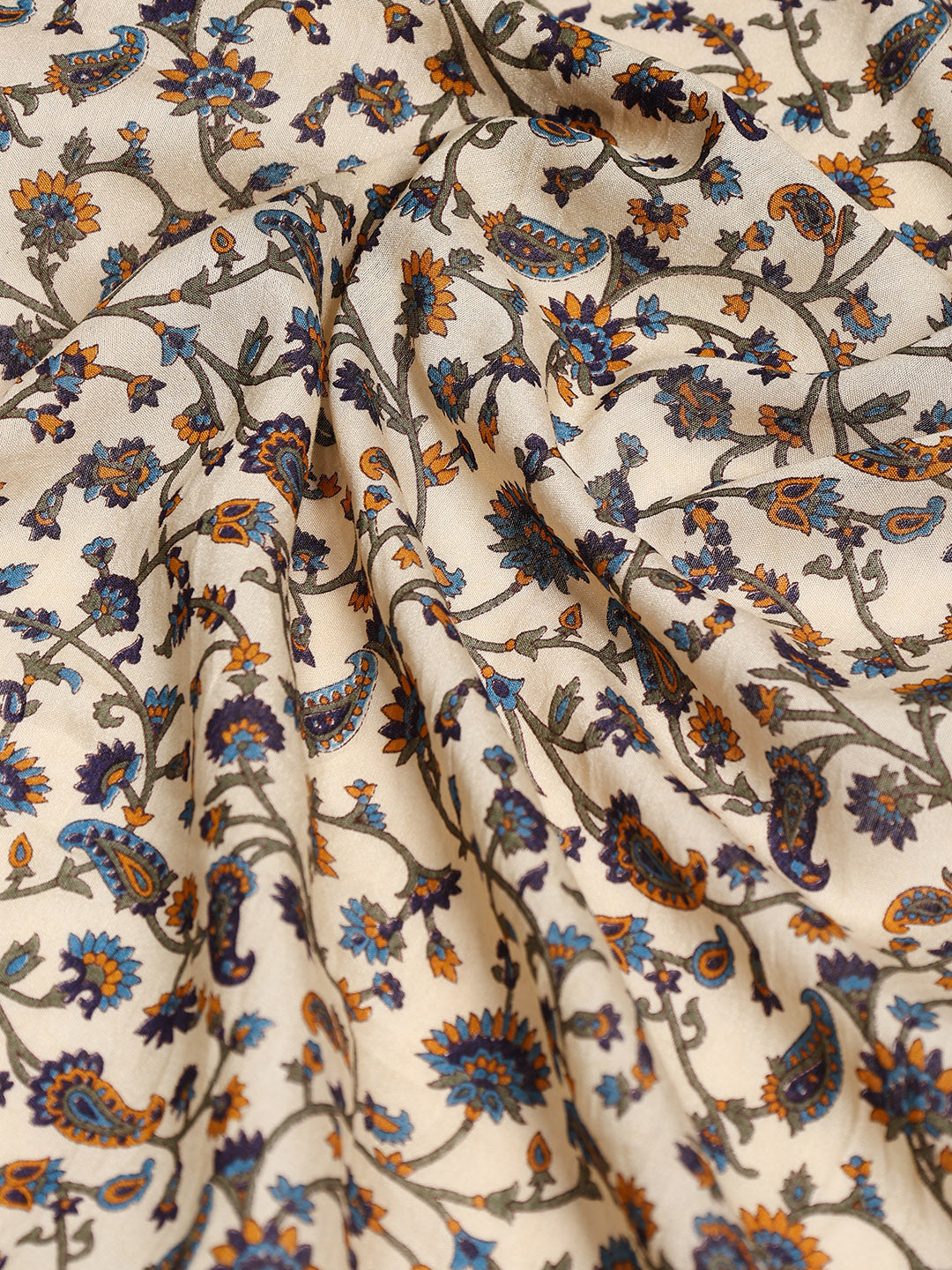 Digital Printed Cotton Blend Woven Saree