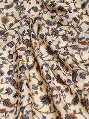 Digital Printed Cotton Blend Woven Saree