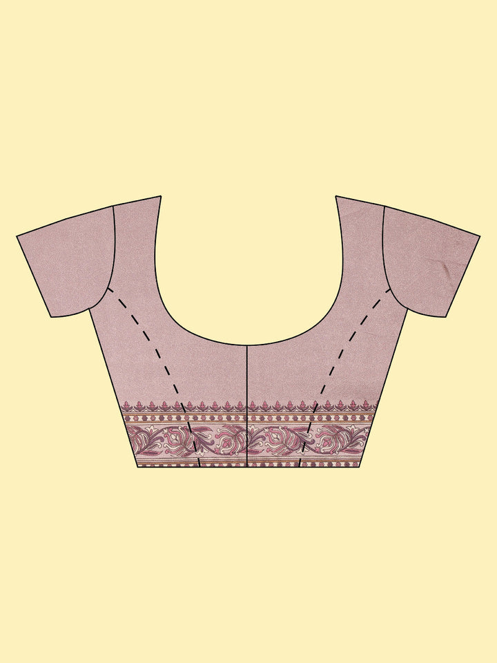 Digital Printed Crepe Saree