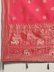 Banarasi Unstitched Choli With Lehenga & Dupatta