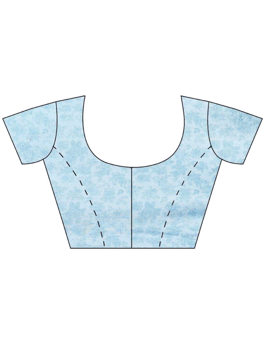 Floral Printed Crepe Saree