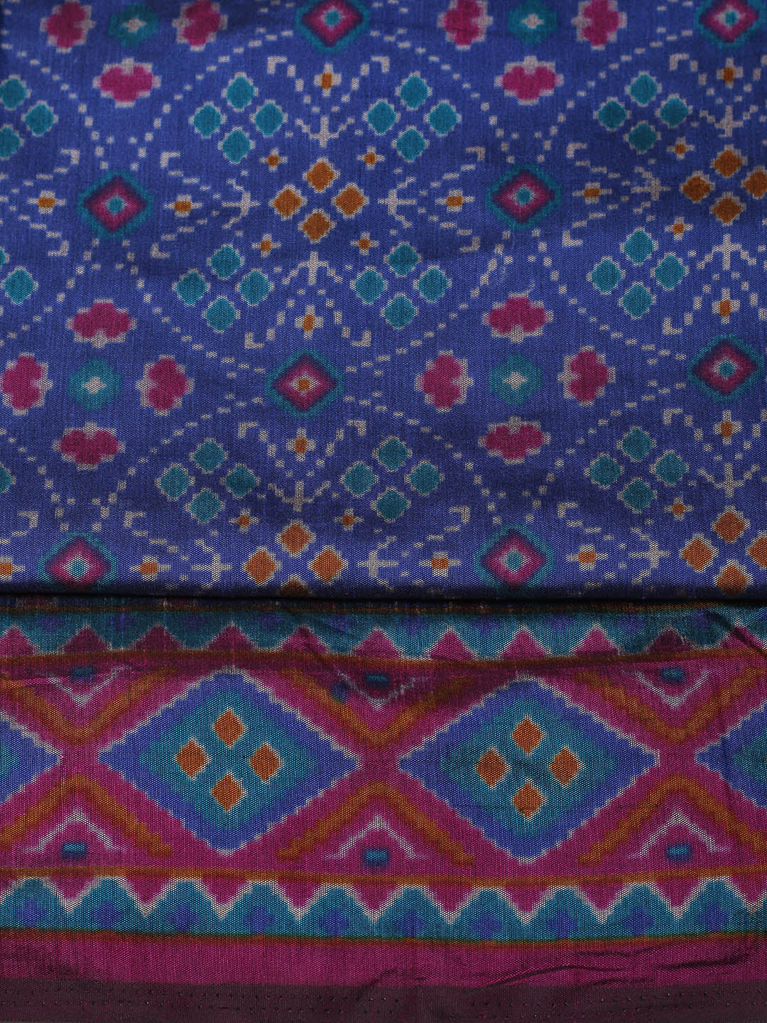 Woven Design Art Silk Unstitched Suit With Pant Dupatta