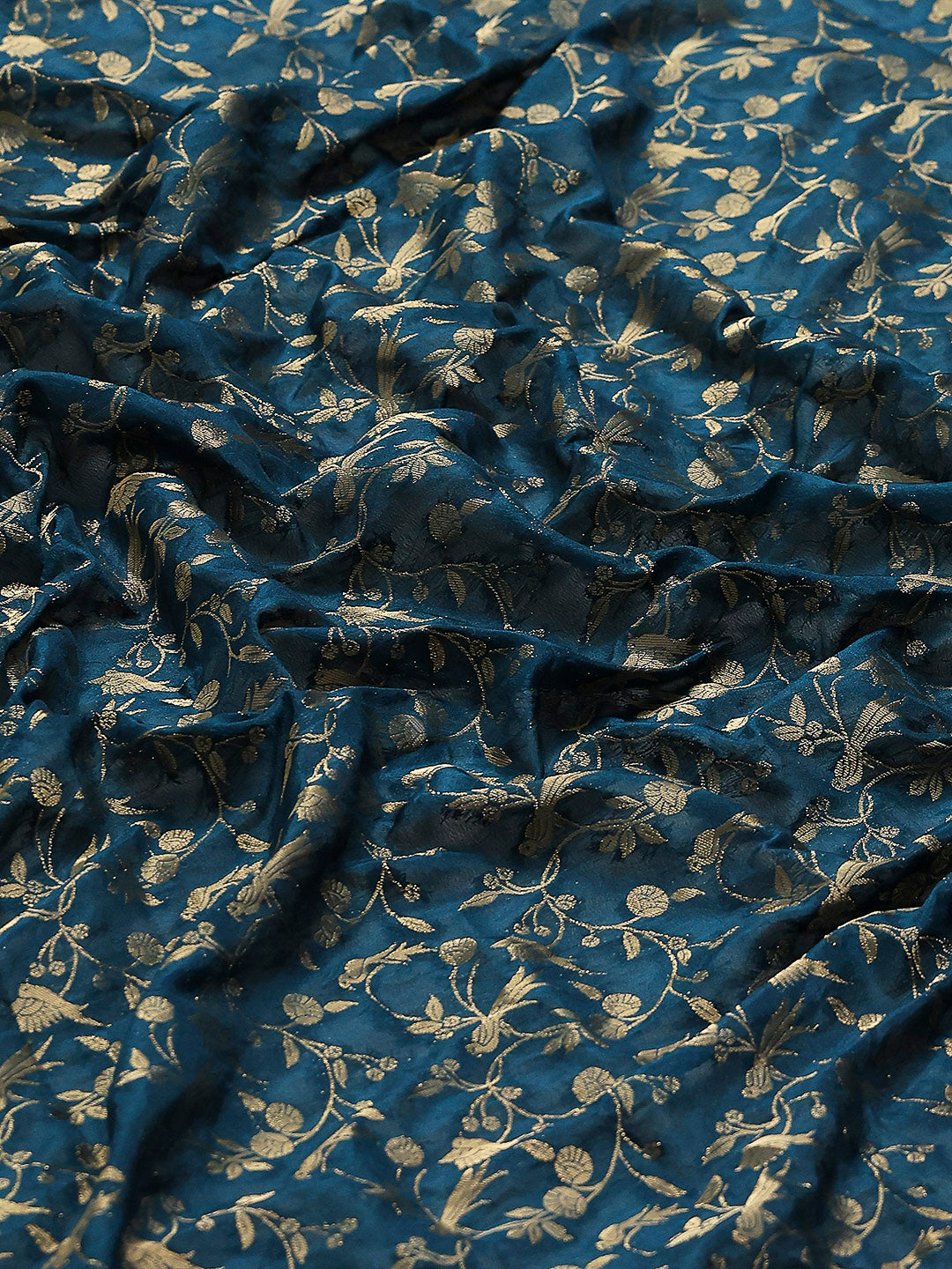 Zaari Jaal Crepe Saree