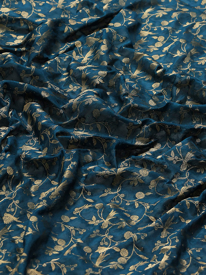 Zaari Jaal Crepe Saree