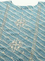 Embroidered Muslin Kurta
