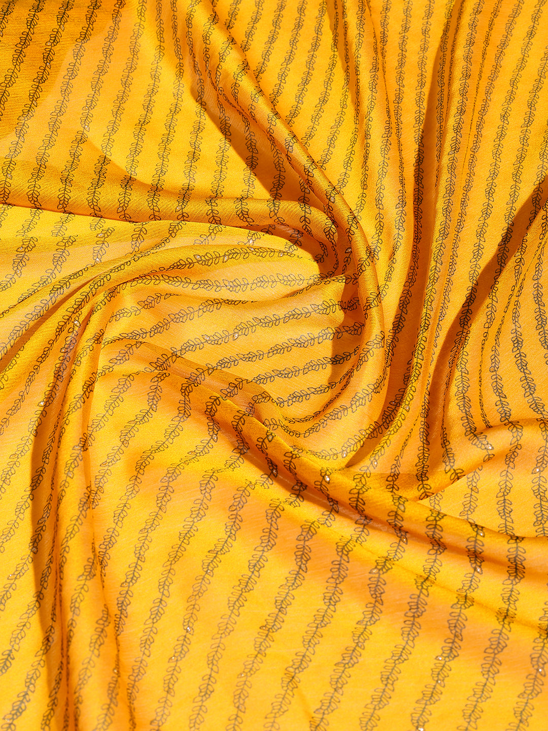 Floral Printed Georgette Saree