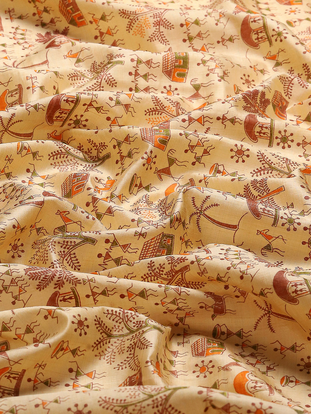 Digital Printed Art Silk Saree