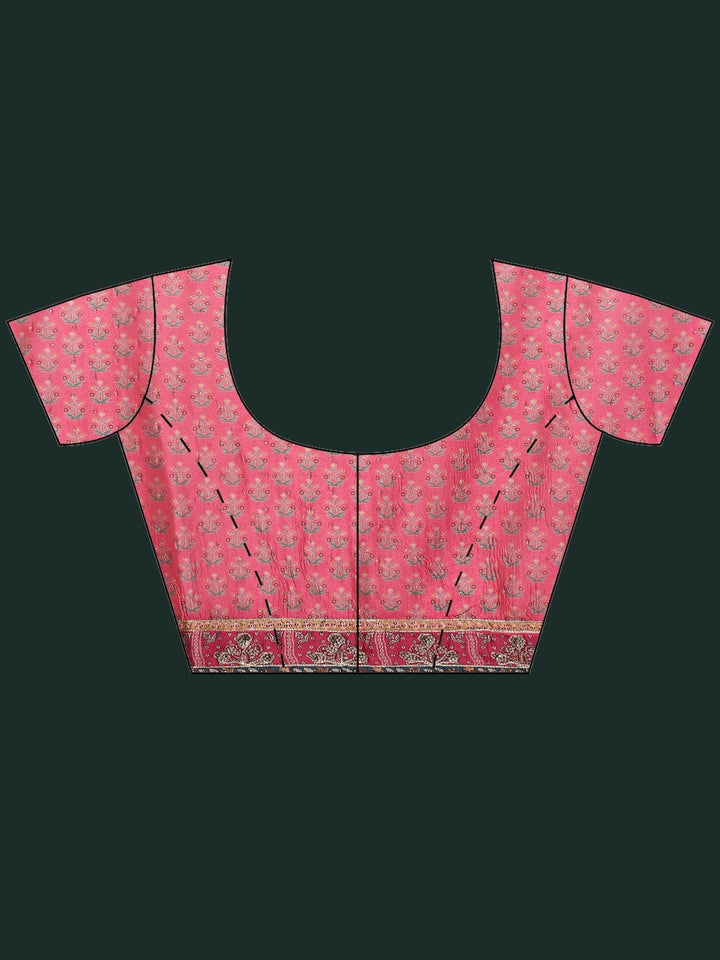 Printed Organza Saree