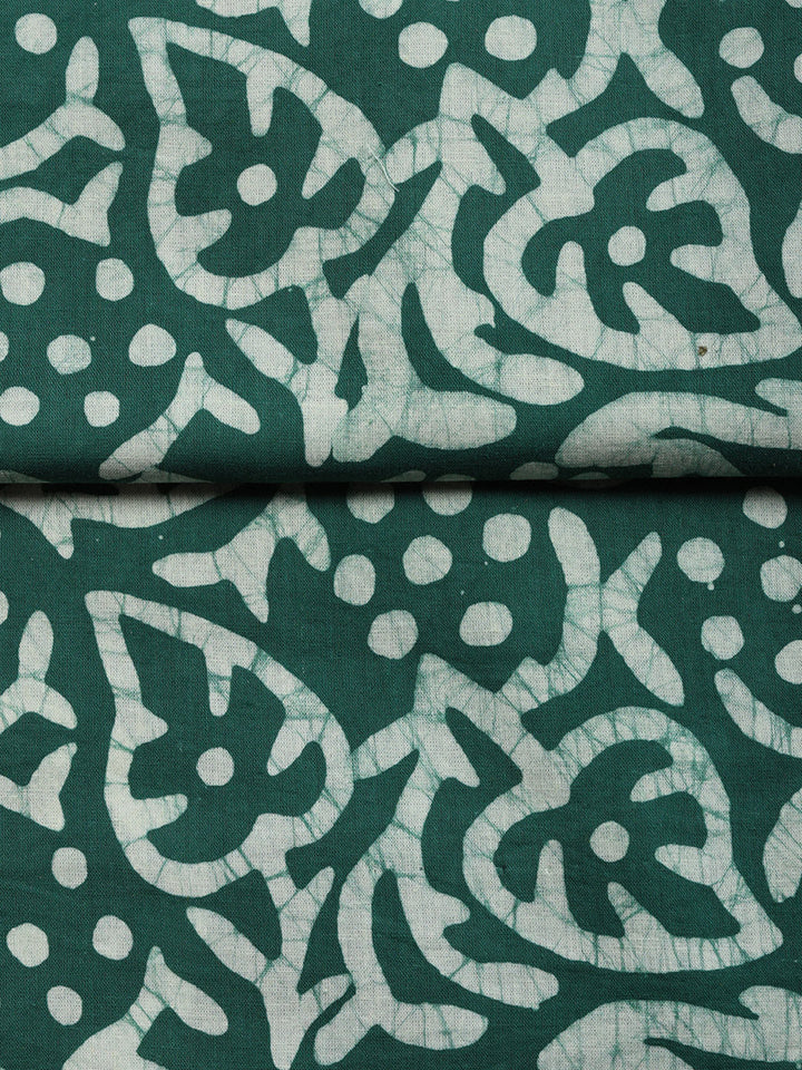 Printed Cotton Blend Unstitched Suit With Pant &amp; Dupatta