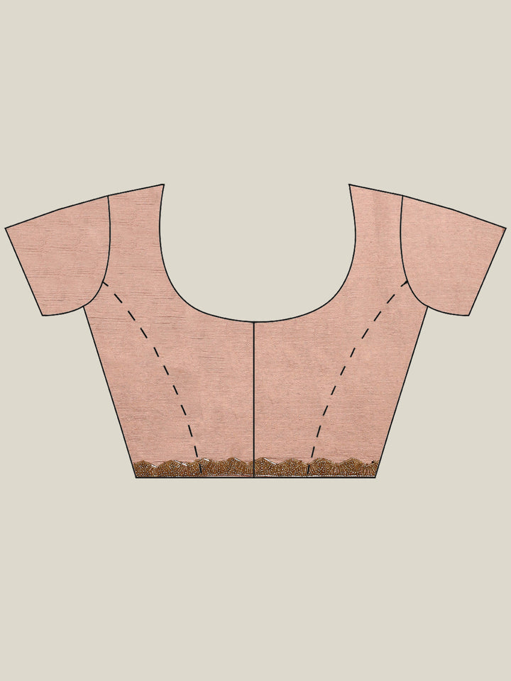 Plain Art slik Saree