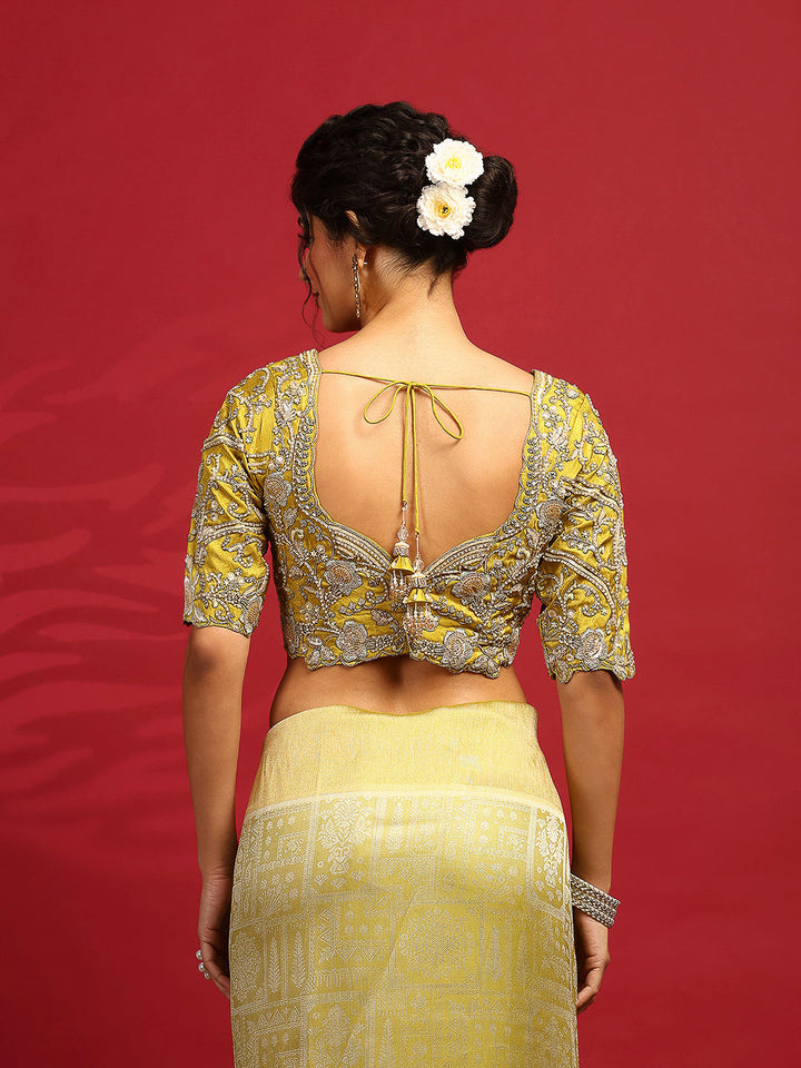 Embroidered Banarasi Saree
